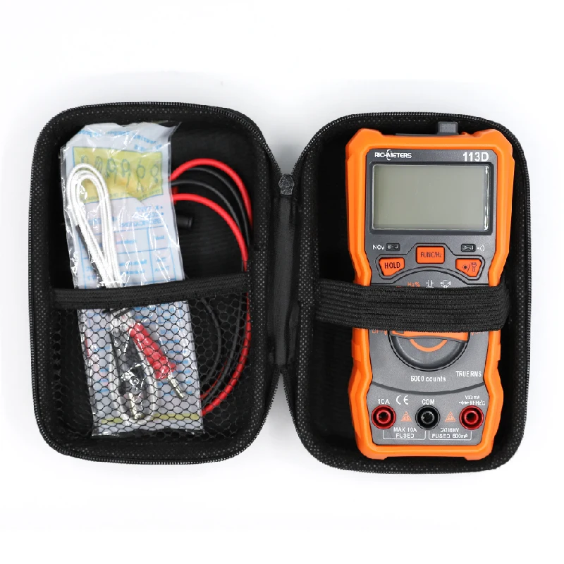 RICHMETERS Multimeter Bag Tools Bag Test Leads Storage Box