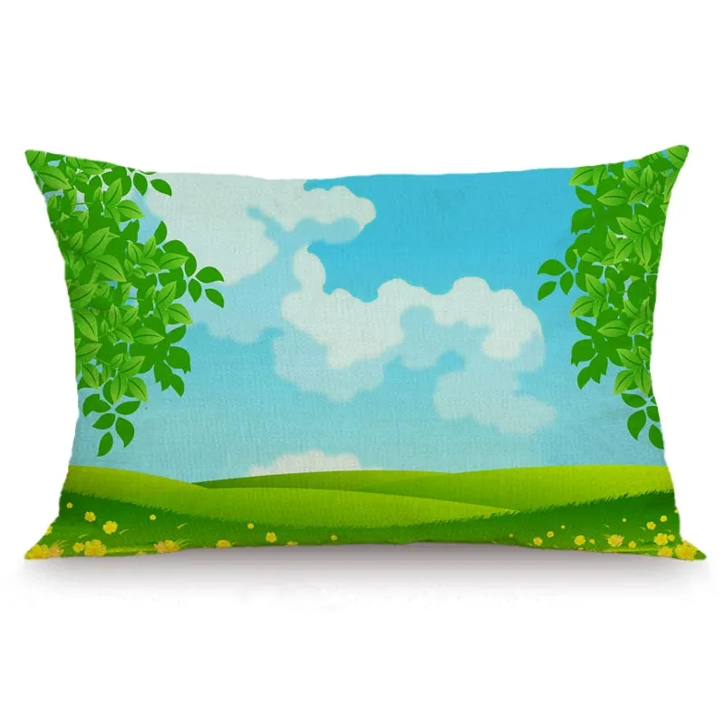 XUNYU 30X50 см/40x60 см наволочка с цветами из мультфильма для детской комнаты