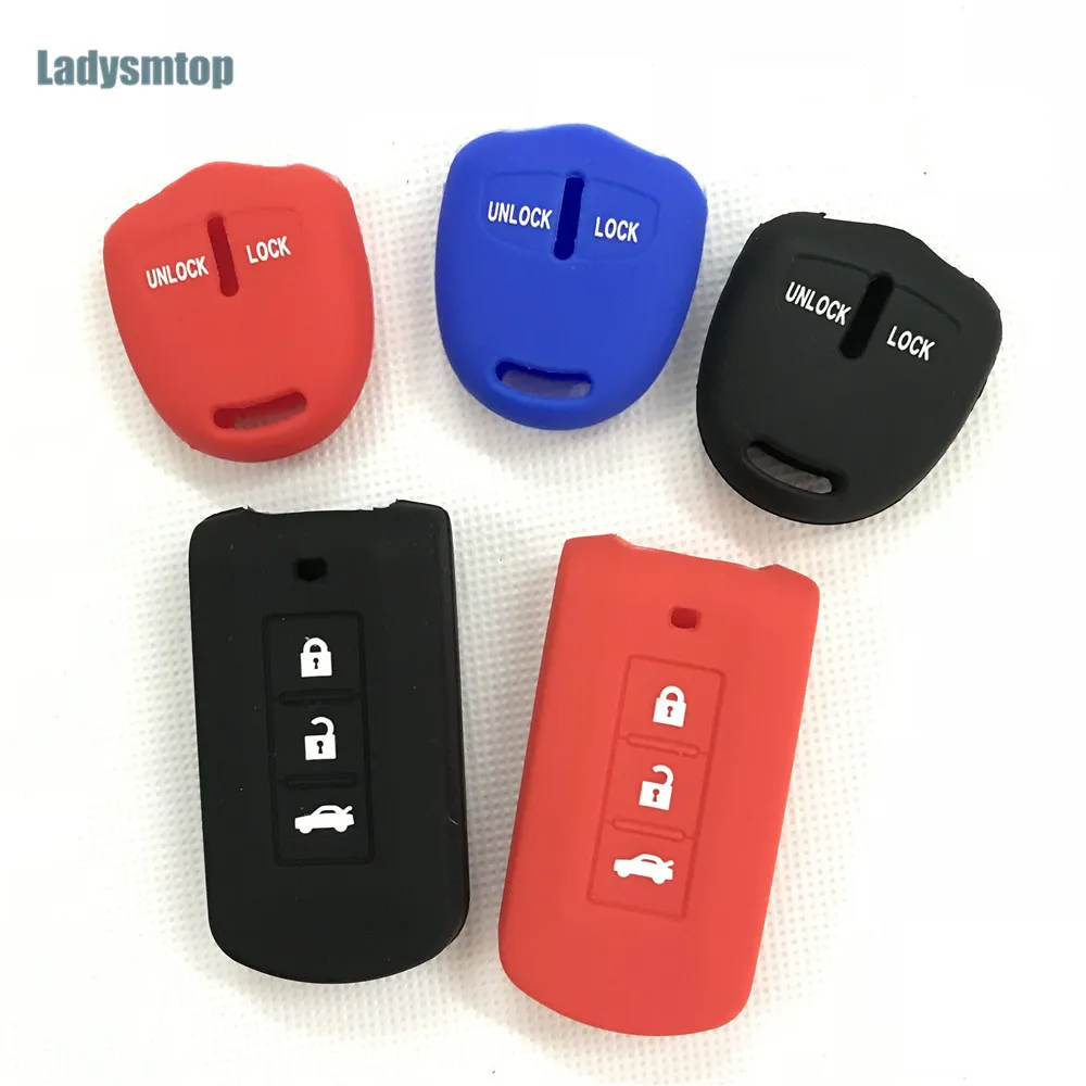 Чехол Ladysmtop для автомобильного ключа Mitsubishi Outlander ASX Lancer Evolution Pajero Eclipse Grandis FORTIS Zinger