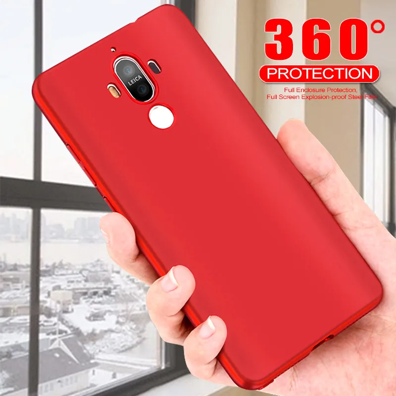 High Quality 360 Degree Full Cover Case For Huawei P20 Mate 20 Lite Pro Phone Cases With Glass | Мобильные телефоны и