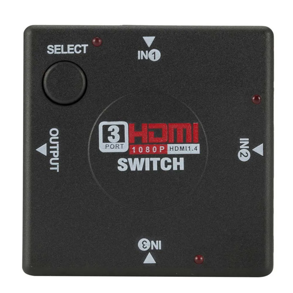 YuBeter 3 порта 1080P HDMI коммутатор адаптер HDMI коммутатор сплиттер для PS3 STB tv DVD DVR PC DV DLP проектор с HDMI интерфейсом