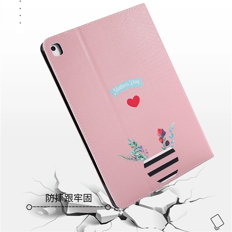 Чехол для 2017-2018 ipad 9 7 &quot/air 1-2/pro 7&quot ручная работа графика с функцией