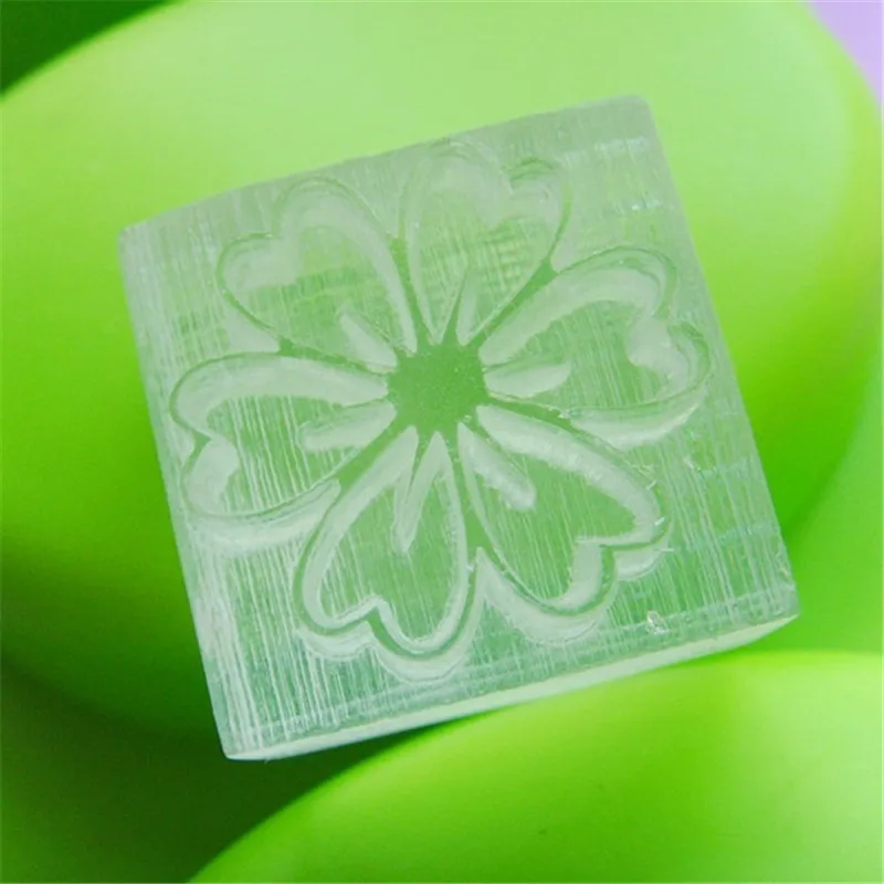 Бесплатная доставка 25*25 мм DIY Craft Смола Мыло Stamp домашний инструменты Sugarcarft
