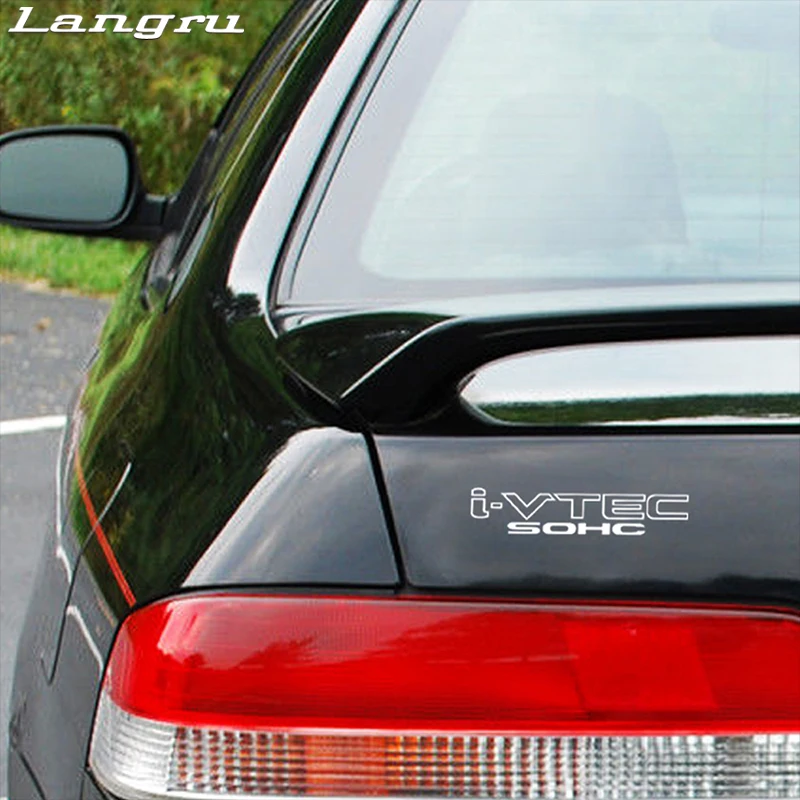 Langru индивидуальная наклейка на окна I vtec Sohc Ivtec Виниловая для грузовика
