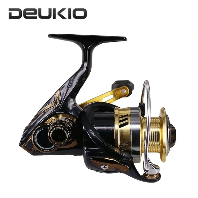 DEUKIO BR2500 BR3000 5 + 1BB Рыболовная катушка 7 1: 1 высокоскоростной металлический катушки