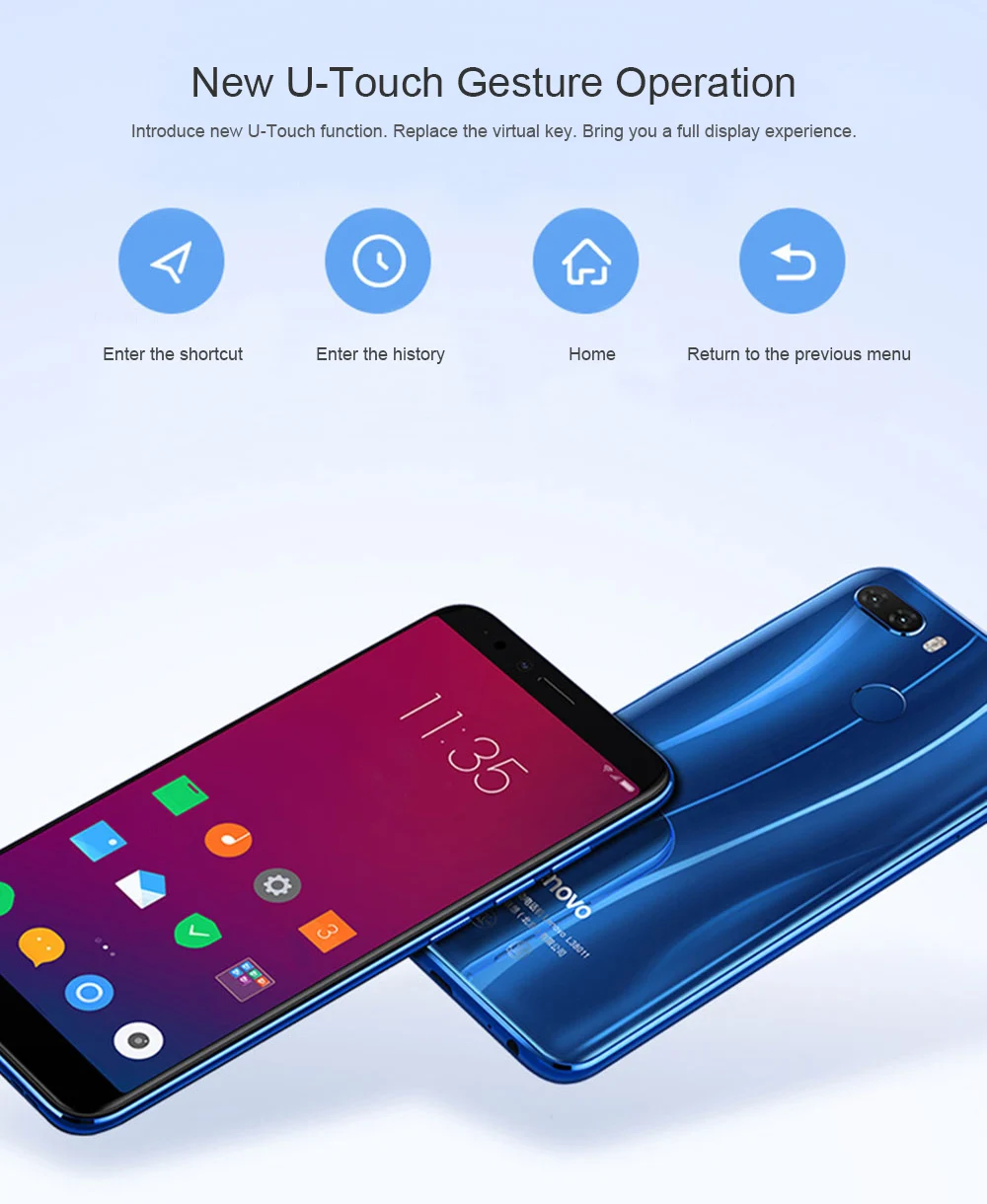 Lenovo K5 Play 4G Android смартфон с европейской вилкой, 3 ГБ, 32 ГБ, 5,7 дюйма, Восьмиядерный процессор Snapdragon, 13 МП+ 2 МП, мобильные телефоны, глобальная версия