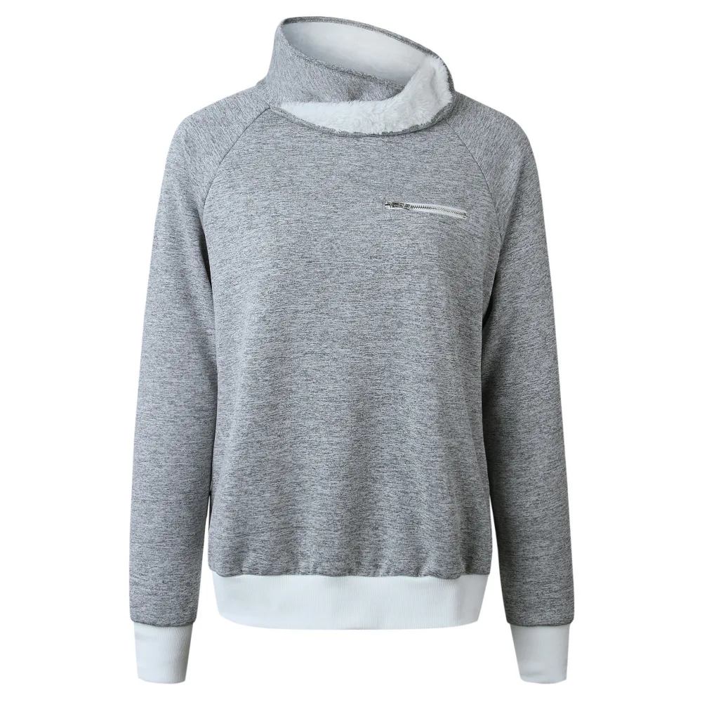 Осенне-зимний женский Повседневный свитер Hitmebox с длинным рукавом и высоким