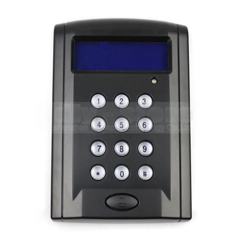 DIYSECUR ЖК дисплей экономичная дверь Rfid бесконтактный считыватель клавиатура с