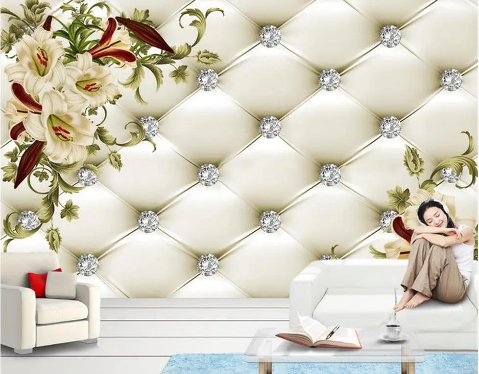 Обои в европейском стиле с цветочным фоном обои гостиную украшение для дома