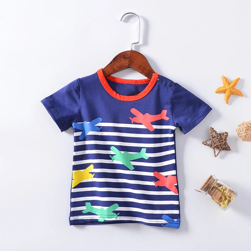 

Summer Kids Boys T Shirt cartoon print Short Sleeve Baby Girls T-Shirts Cotton Clothes Children's T-Shirt O-Neck Tee Tops Boy