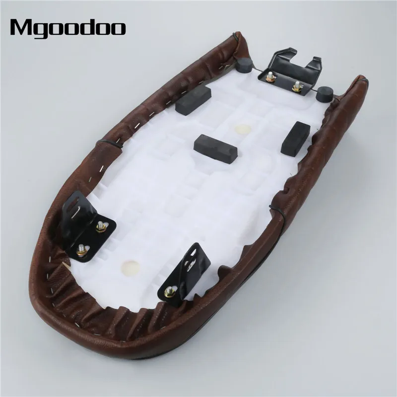 Мотоциклетное сидение для Кафе Racer с монтажными комплектами подходит Honda CB CL GN CB200