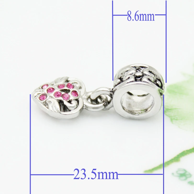 Шарм лента с кристаллами для женского браслета Pandora|fit pandora bracelet|fit pandorabeads fit |