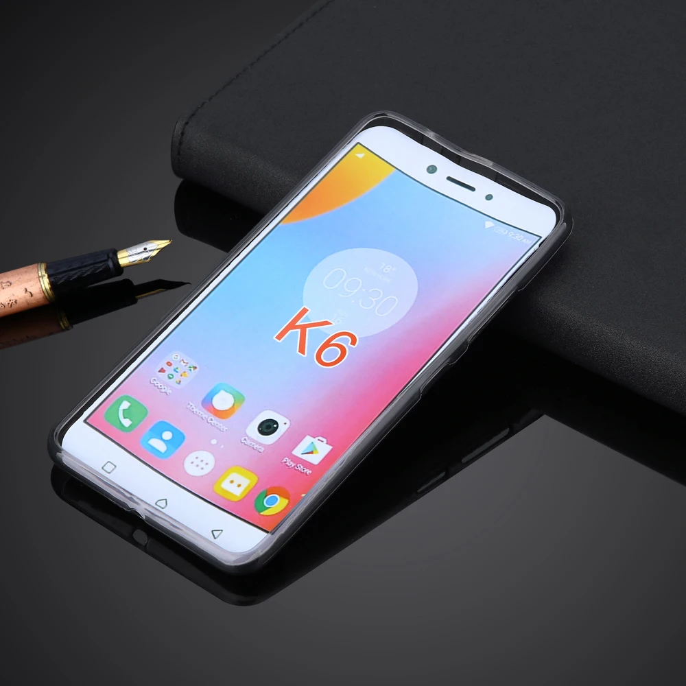 2 шт. для Lenovo vibe k6/K5 Note A7020/K4 K4 A7010 ТПУ прозрачный резиновый матовый защитный чехол