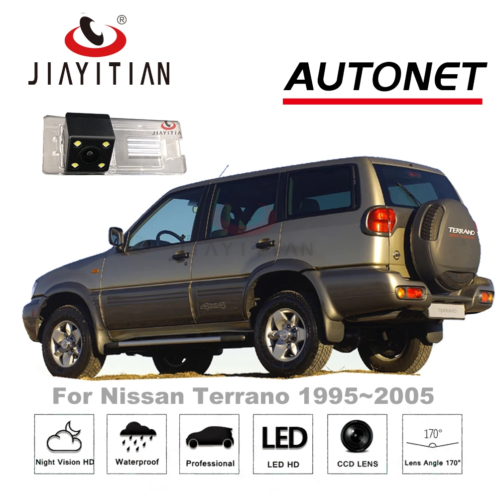 Jiaitian камера заднего вида для Nissan Terrano 1995 ~ 2005 4 светодиода CCD ночное видение помощь