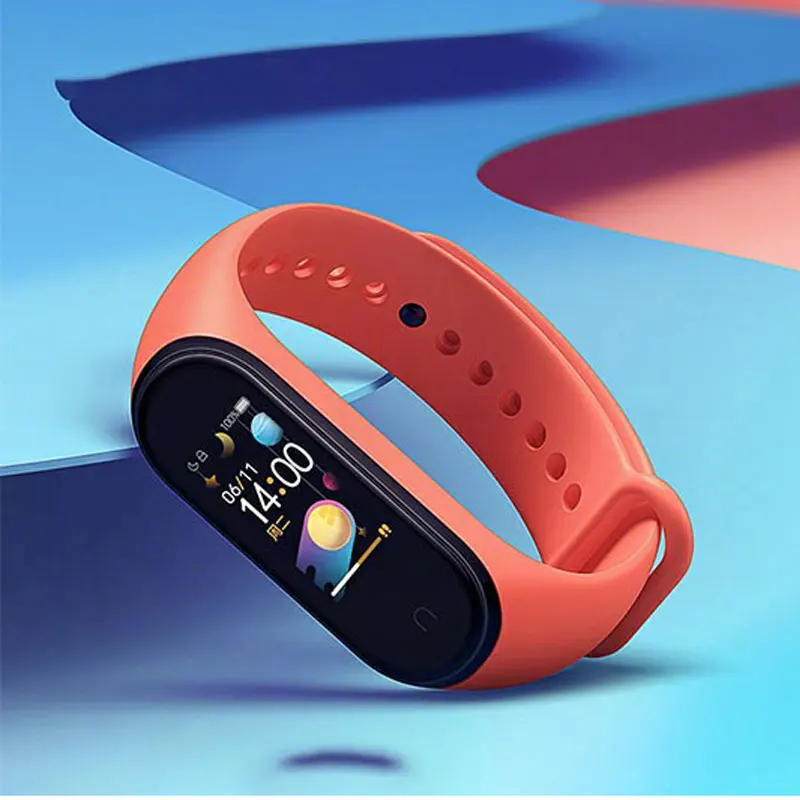 Умный Браслет Xiaomi Mi Band 4 глобальная Версия смарт браслет Miband сердечного ритма