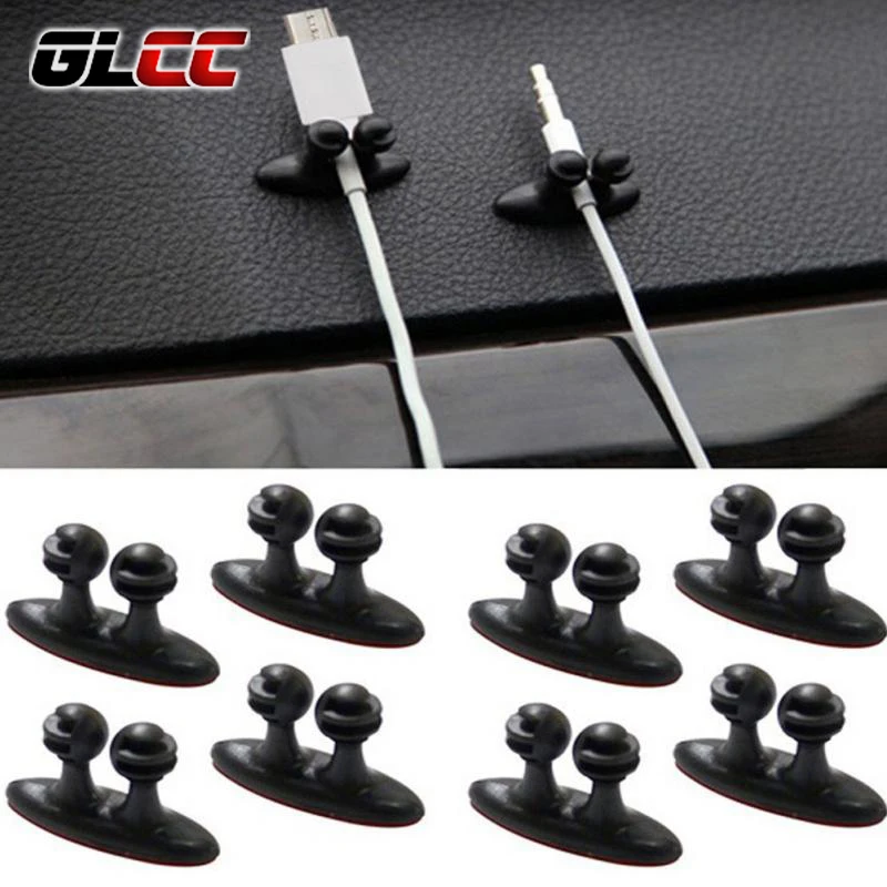 8 шт. фиксированный зажим для кабеля|car charger line clasp|adhesive car chargercar clips |