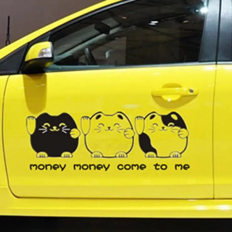 Автостайлинг Aliauto счастливая кошка купите ко мне автомобильные наклейки и