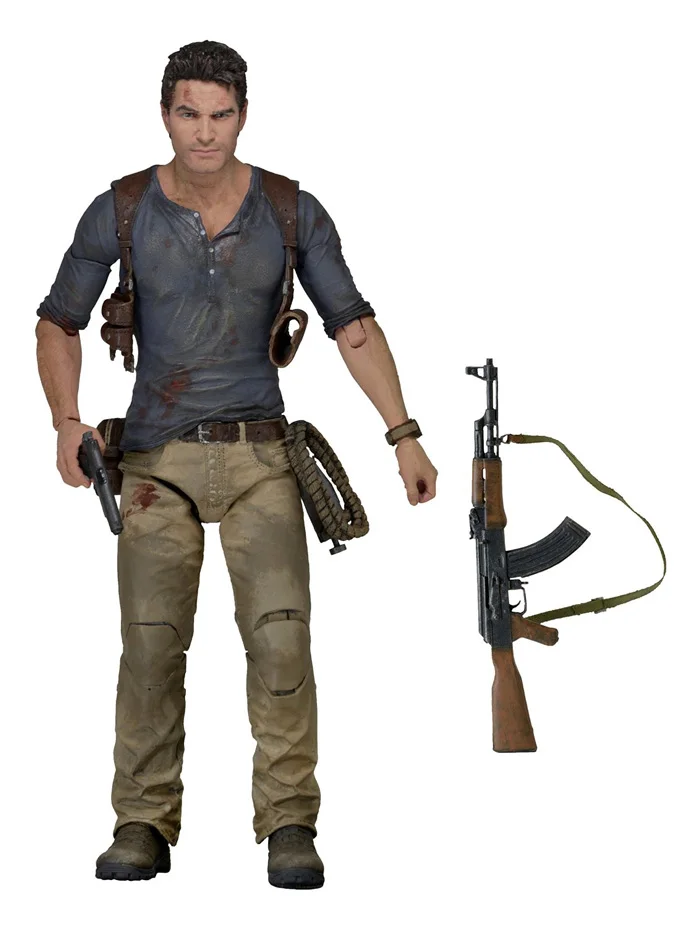 NEW POP Game Uncharted 4 A Thief's End Ultimate Nathan Drake NECA Action Figure 18cm | Игрушки и хобби