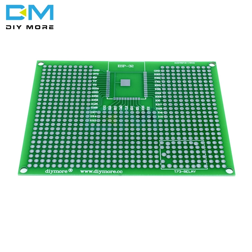 7x9 см 70X90 мм Прототип PCB макетная плата для ESP8266 ESP-12F ESP-12E ESP12 ESP32 ESP-32S двухсторонний Прототип PCB