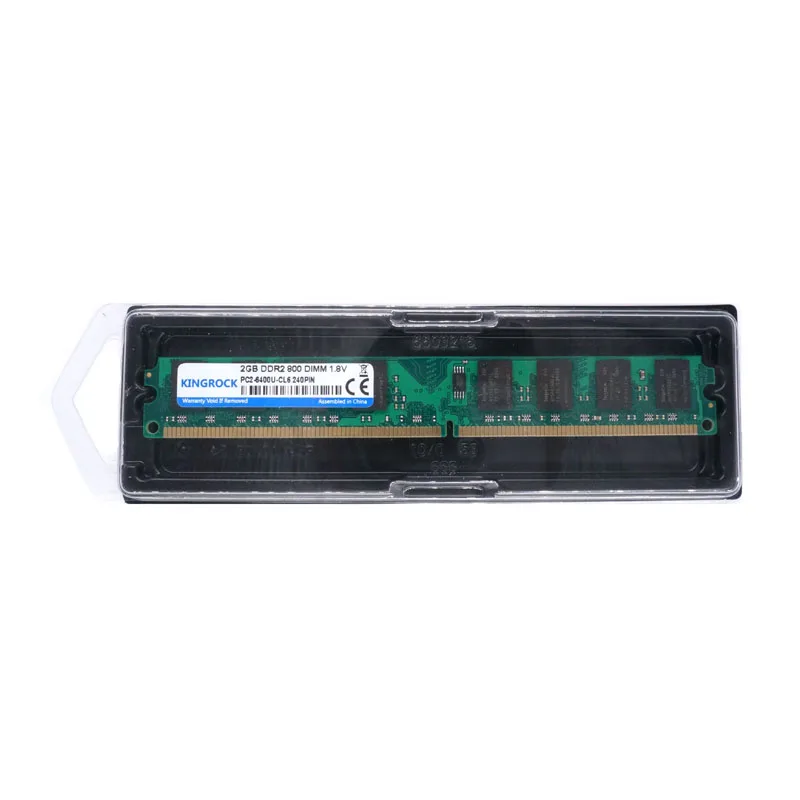 Kingrock новые Запечатанные DDR2 800 мГц/667 мГц/533 мГц PC2 6400 1 ГБ/2 ГБ для desktop Оперативная