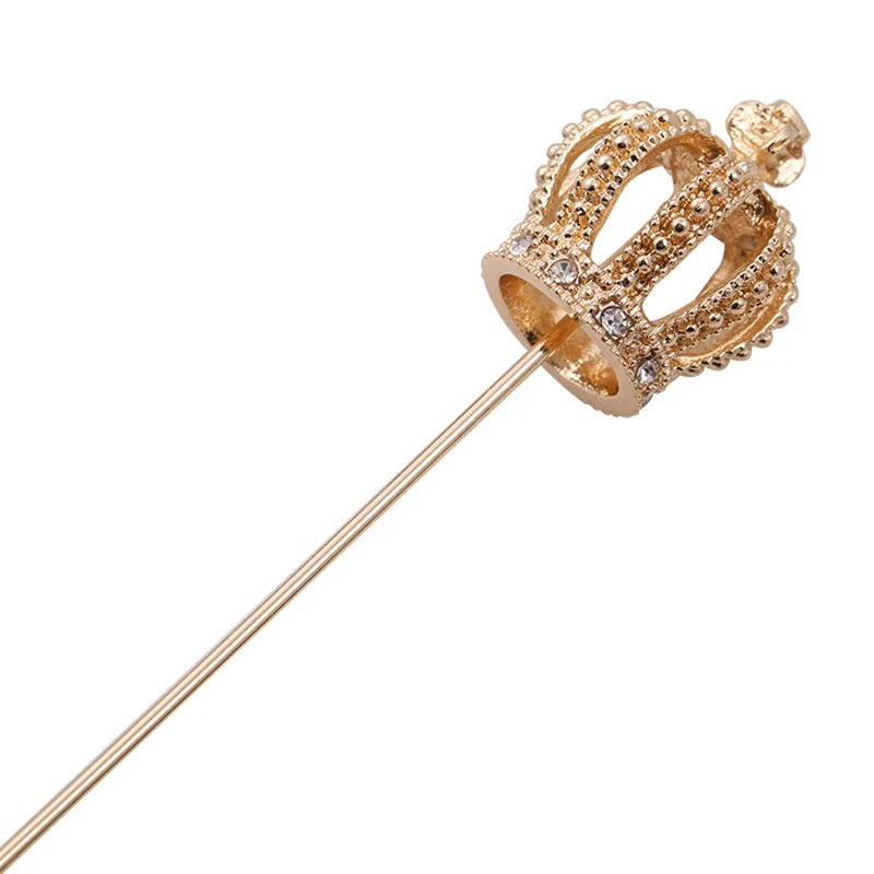Free shipping Fashion jewelry Wholesale gift Luxury encrusted crown metallic overcoat suit pin girl | Украшения и аксессуары