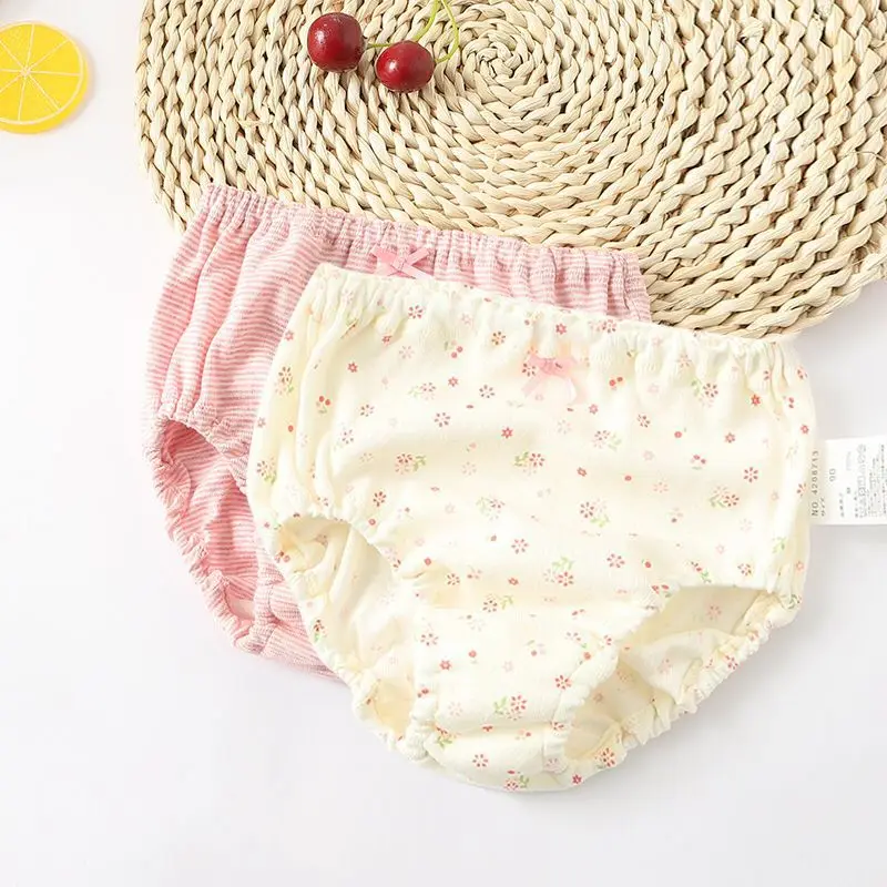 2 шт./лот хлопковые трусы для маленьких девочек высококачественные шорты Хлеб