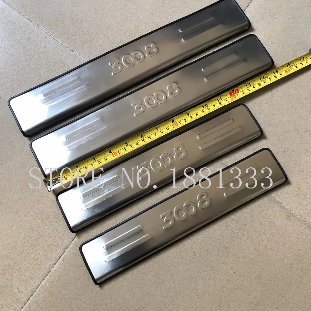 Наклейка на порог Peugeot 2008 308 3008 508|accessories for peugeot 206|accessories 3008peugeot accessories |