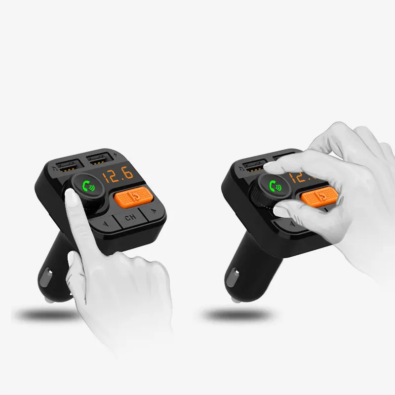 Новый BT82D беспроводной Bluetooth Hands Free FM модулятор Интеллектуальный основной