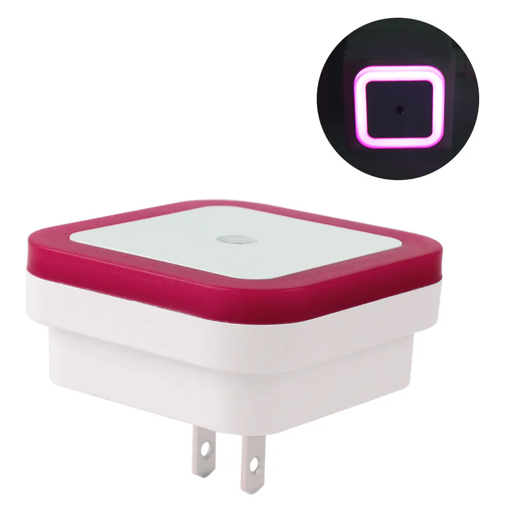Square Red Светодиодный ночник, ночник, светильник с датчиком управления, светодиодный светильник для дома, спальни, романтичный ночной Светильник s# KF - Испускаемый цвет: Square Red