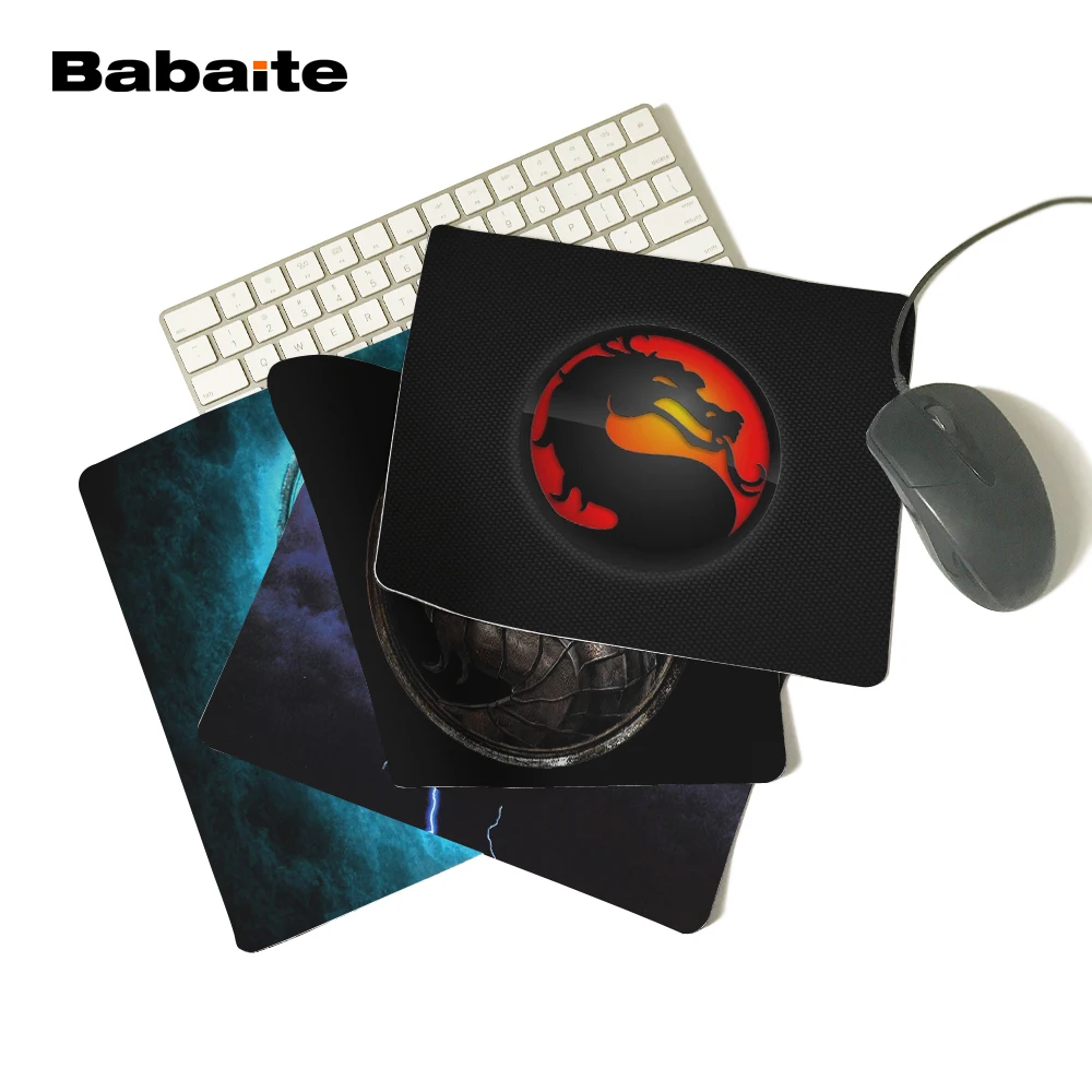 Babaite Новинка mmoral Kombat мышь с логотипом подставка для ноутбука Компьютерная игровая коврик для мыши аксессуары для геймеров