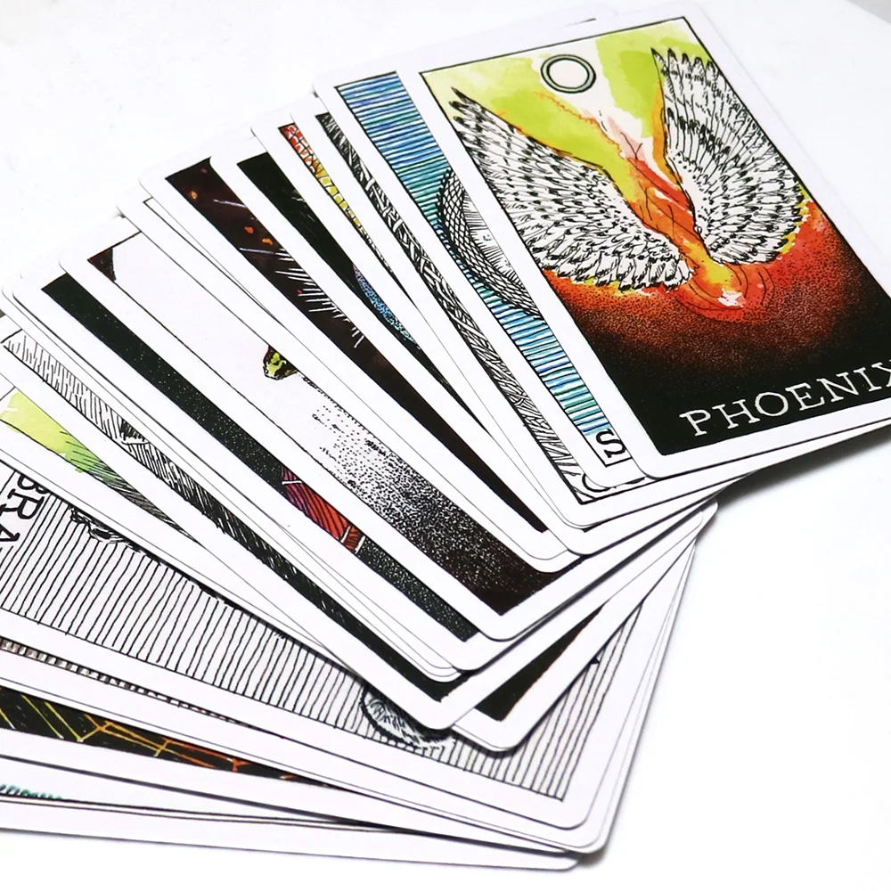 2019 карты Таро с животными душевная колода 63 английская загадочная гадка для