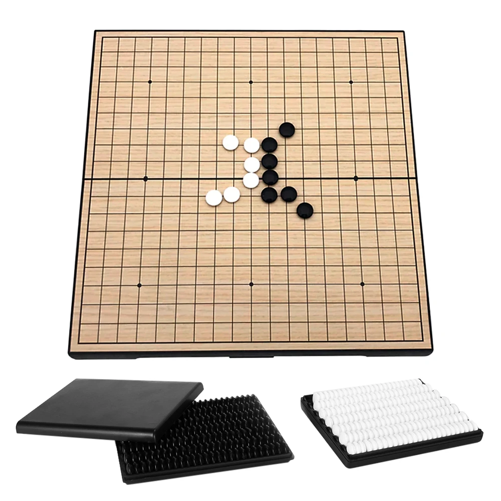 Go Game Set Travel Board Magnetic Chess With Storage Plates For Adults and Kids | Спорт и развлечения