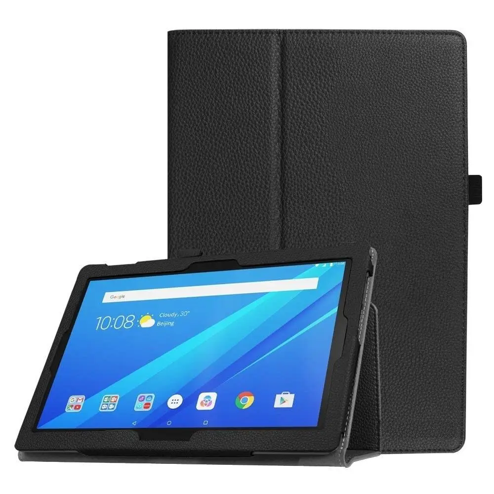 Складной чехол книжка для Lenovo Tab E10 TB X104F PU кожаный подставка Tablet Funda|Чехлы