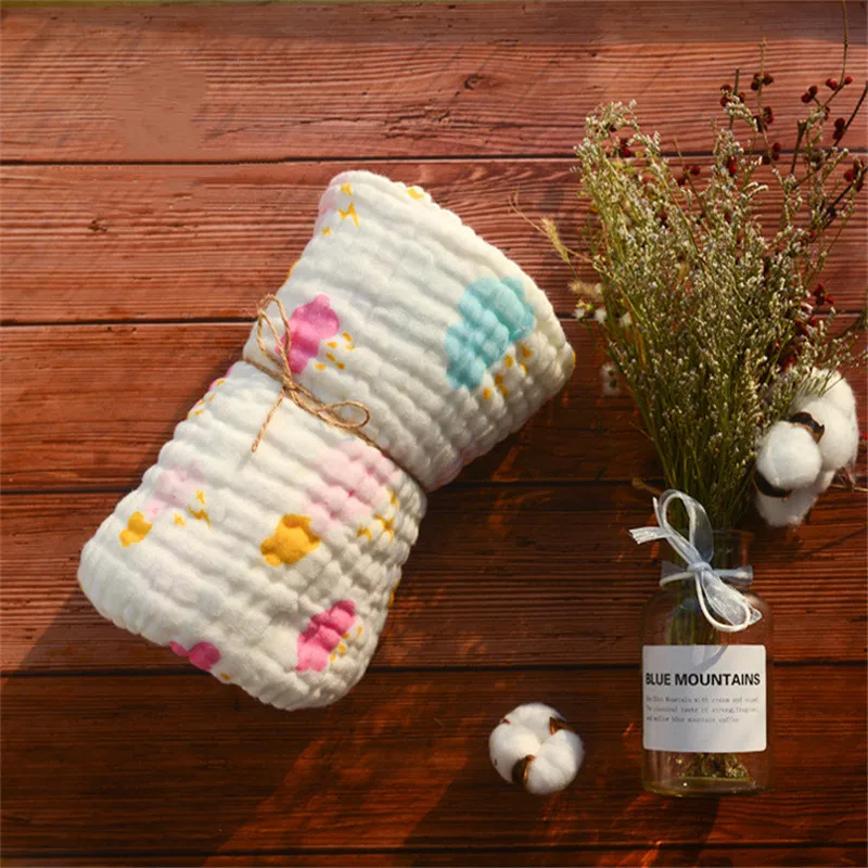 Муслиновое пеленание ребенка Одеяло s 100% хлопок Пеленальное Обёрточная бумага