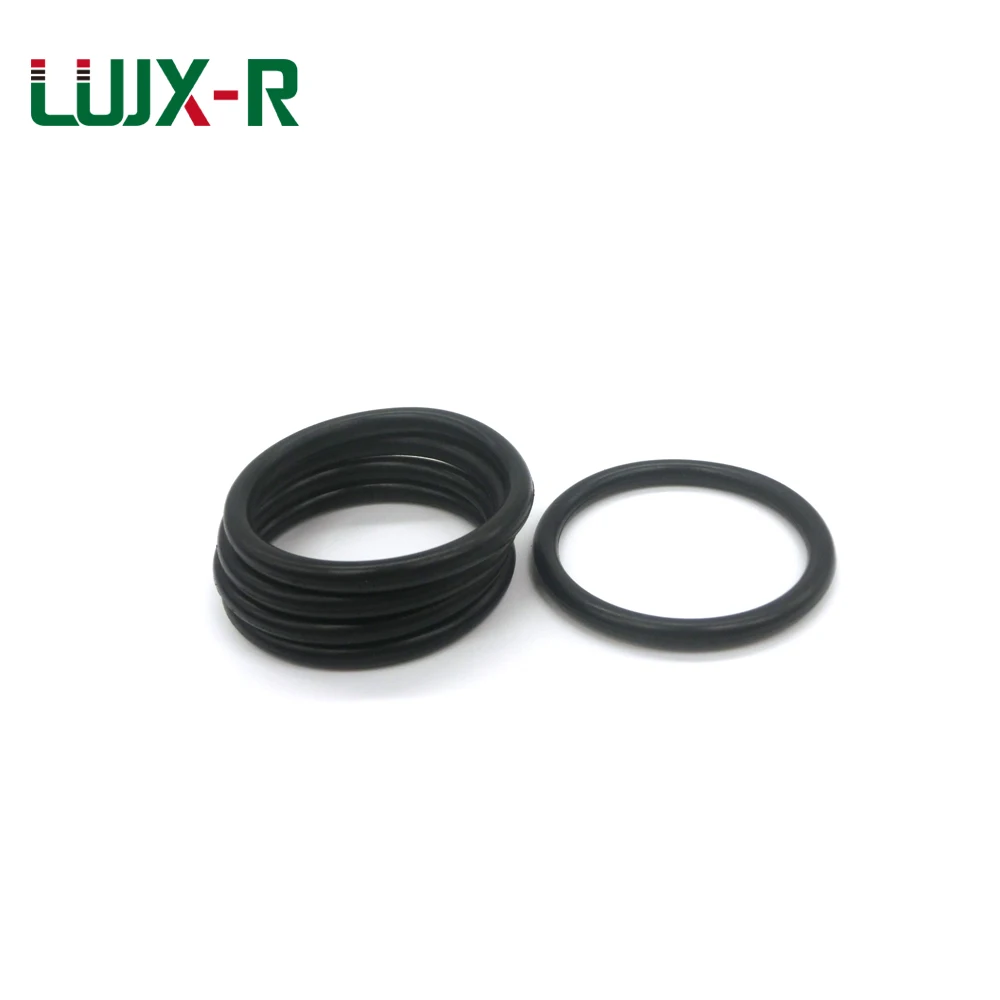 LUJX R 4 мм уплотнительное кольцо резиновая прокладка Черный нитрил бутадиен диа.
