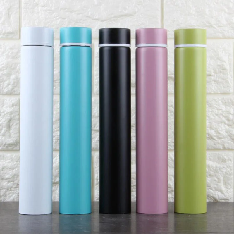 280ML Stainless Steel Thermos Bottle Thermo Cup Candy Color High Quality Vacuum Bottle Lady Cup Free Shipping