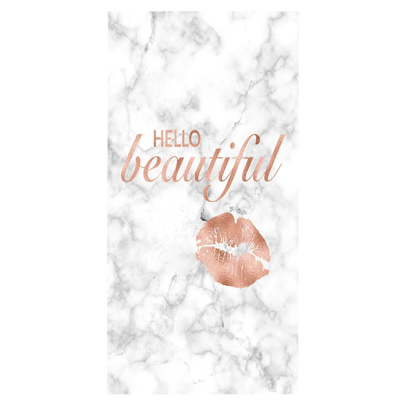 

Современные женские пляжные полотенца для душа с рисунком Hello Beautiful Lip, спортивные спа-полотенца, мягкий стильный подарок на день рождения