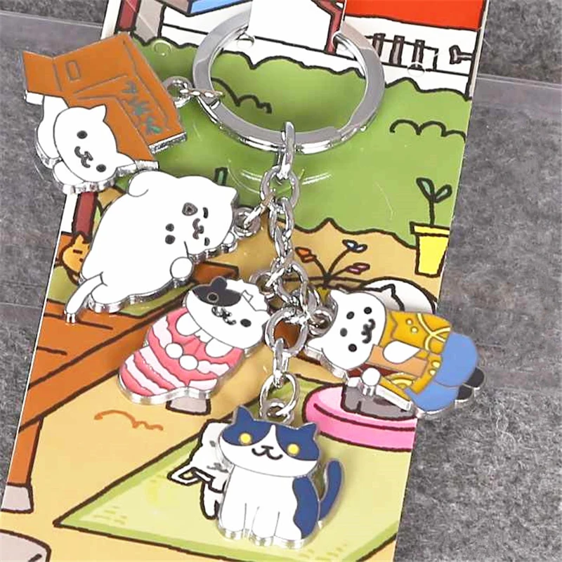Игра Neko Atsume Kitty коллектор Tubbs Lexy металлический кулон брелок Очаровательная