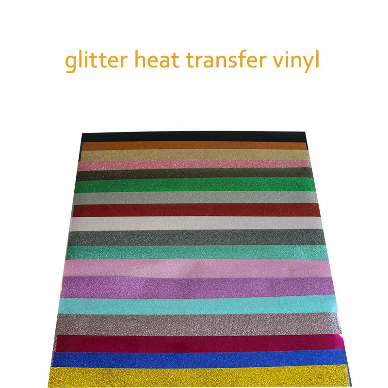 1 sheet 30cmx50cm Glitter vinyl for heat transfer press cutting plotter | Дом и сад
