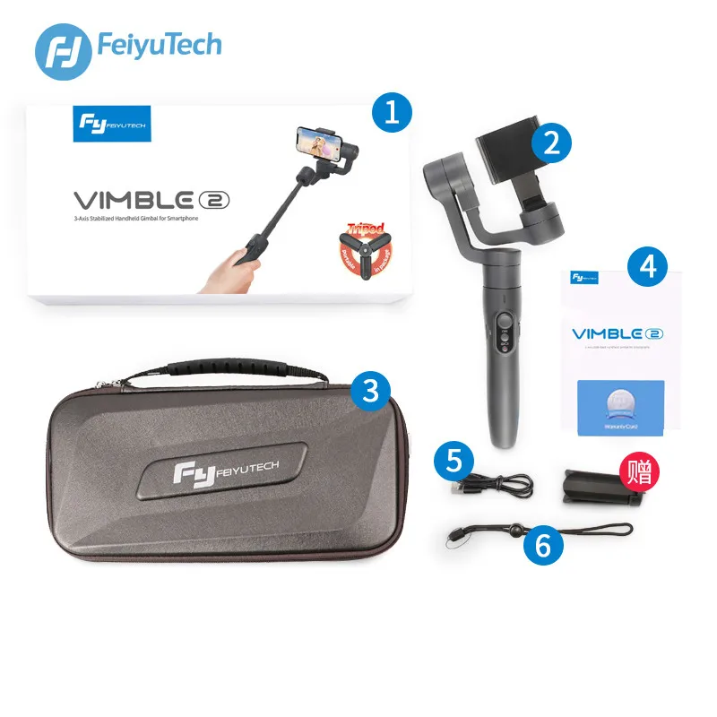Стабилизатор для смартфона FeiyuTech Vimble 2 Feiyu 3 осевой шарнирный стабилизатор с