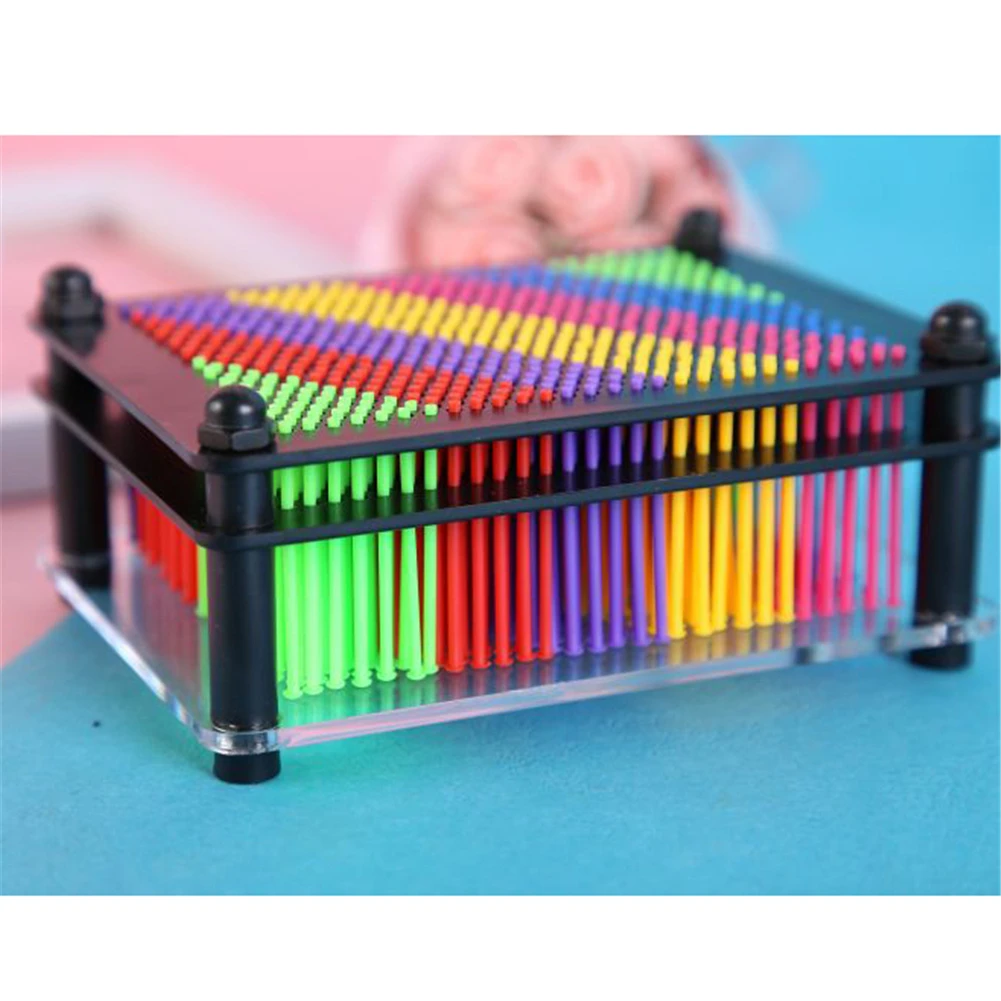 1 шт. 3D клон булавка искусство пластиковая игрушка забавная игра Pinart 3D в форме копии булавка искусство Shoumo красочная игла ребенок получить лицо Пальмовая модель