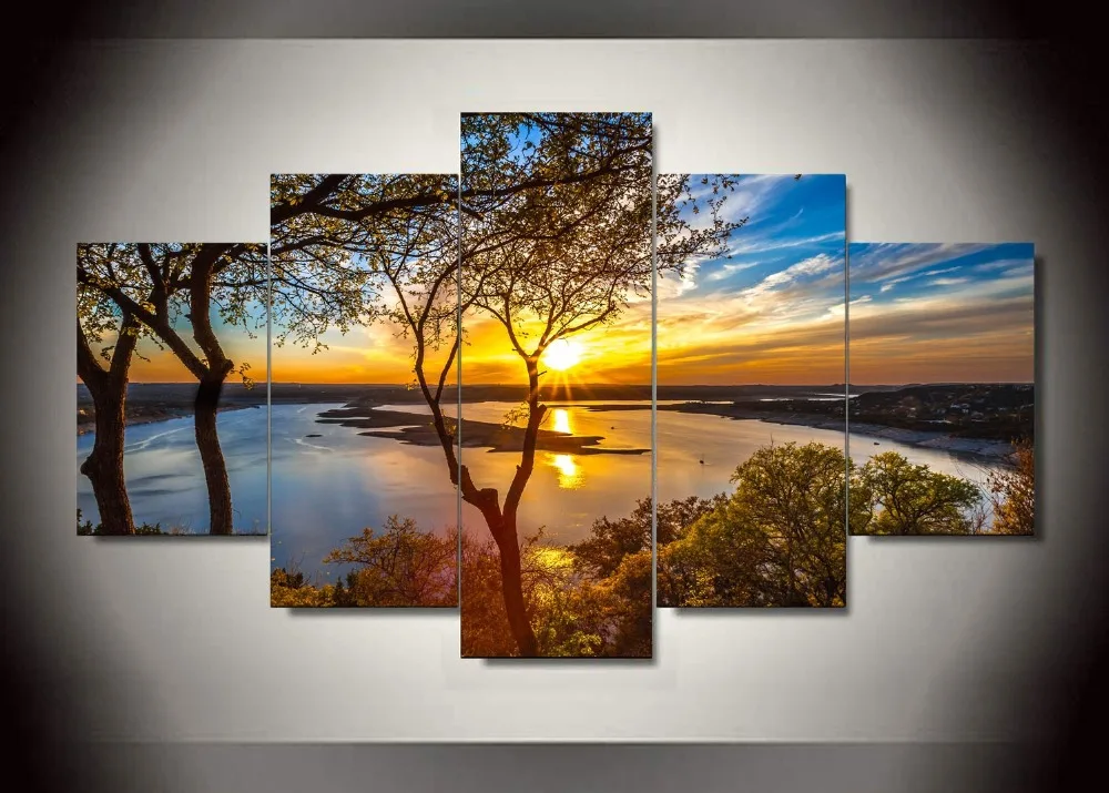 5 шт. настенные картины с принтом| |