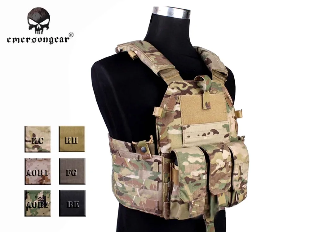 Emersongear 094K M4 Magazine Pouch Style Tactical Vest Airsoft Combat ...