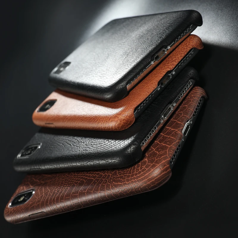 PU Leather Pattern Phone Case for iphone 7 8 6 6s plus Crocodile Skin Soft Back Cover For X xs max XR |