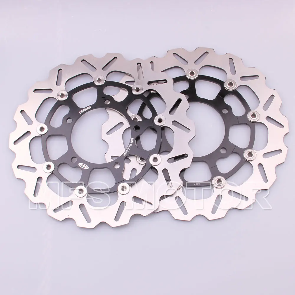 

Motorcycle Front Brake Discs Rotor For Suzuki GSXR 600 750 2006 2007 GSXR 1000 2005 2006 2007 2008 GSXR 1000 05 06 07 Black