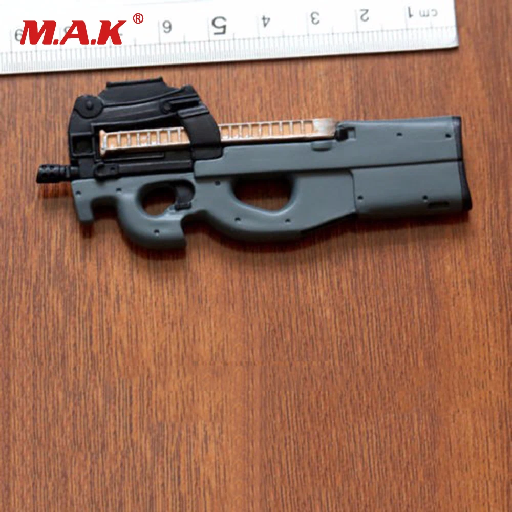 1:6 солдат фигурка с оружием P90 модель Пластик стрелковое орудие игрушка для детей