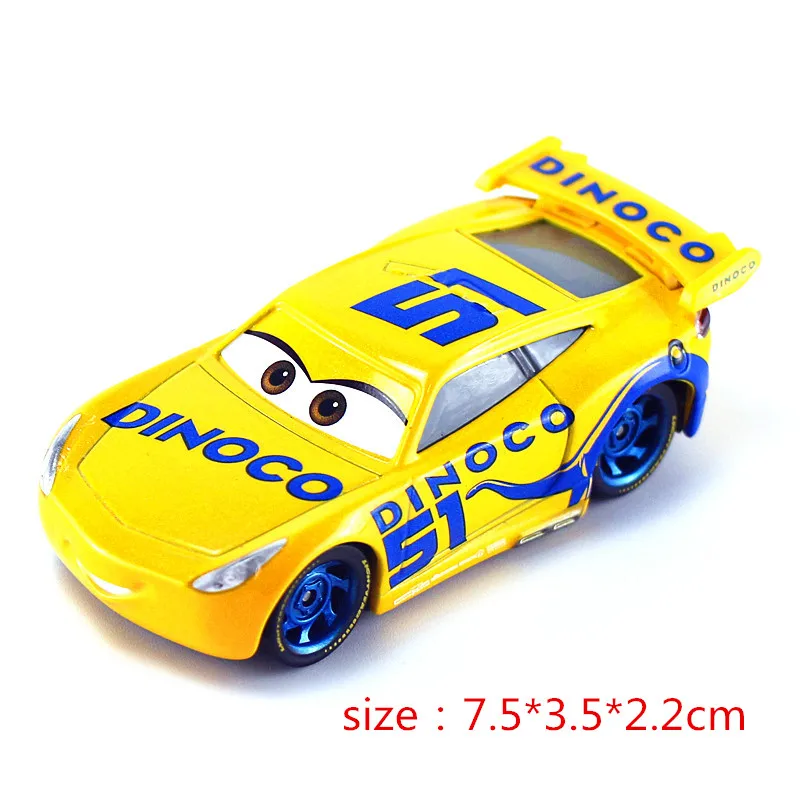 Photo Color Disney Pixar тачки 3 металлические Литые под давлением Игрушки транспортные средства цвет молния Маккуин Dinoco Круз Рамирез игрушка подарок на день рождения праздник мальчик автомобиль - Цвет: Photo Color