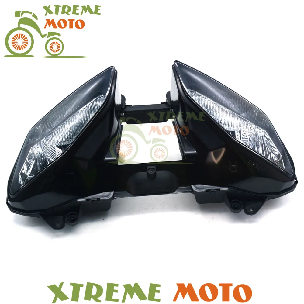 Мотоциклетные черные фары в сборе для YZF600 YZF R6 2008 2009 2010 2011 2012 Supermoto|assembly|assembly lamp |