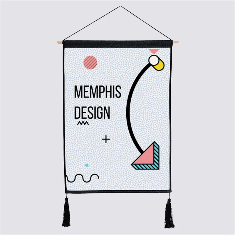 Nodic абстрактный геометрический принт вешается на стену современные плакаты и