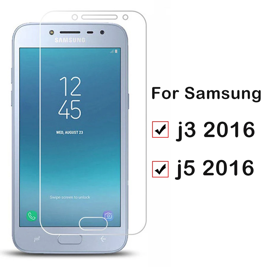 Защитное стекло для samsung j 5 j5 2016 galaxy j3 3 5j 3j закаленное экрана samsng glaxy | Мобильные
